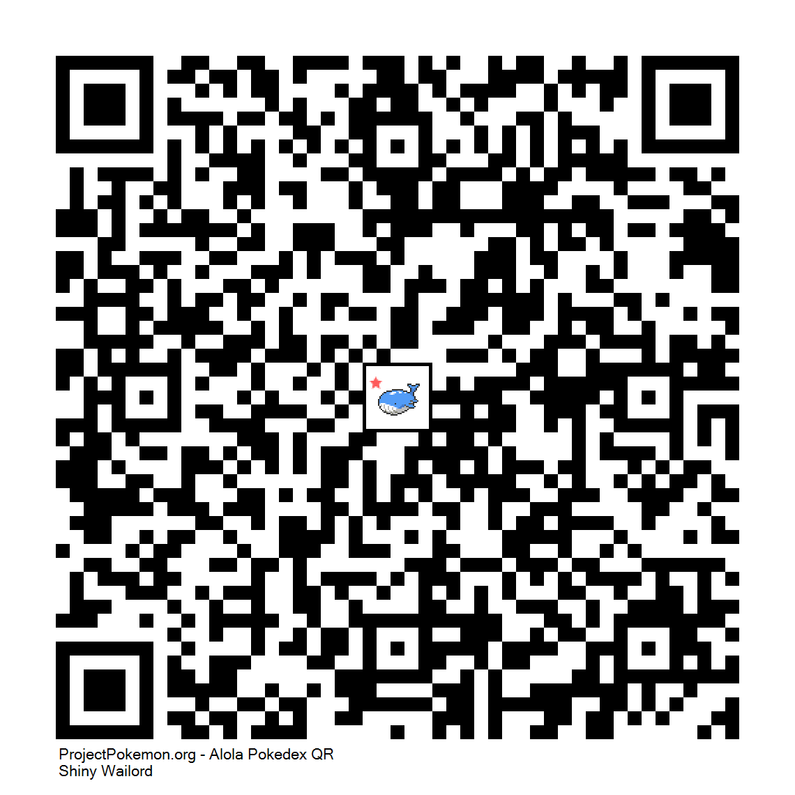 Cdigo QR de Wailord variocolor